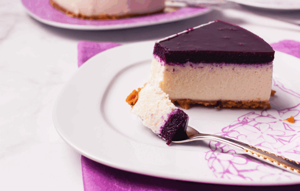 Cheesecake with Blueberry Topping Recipe