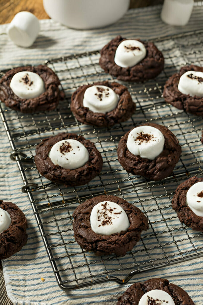 Chocolate Marshmallow Cookies Recipe