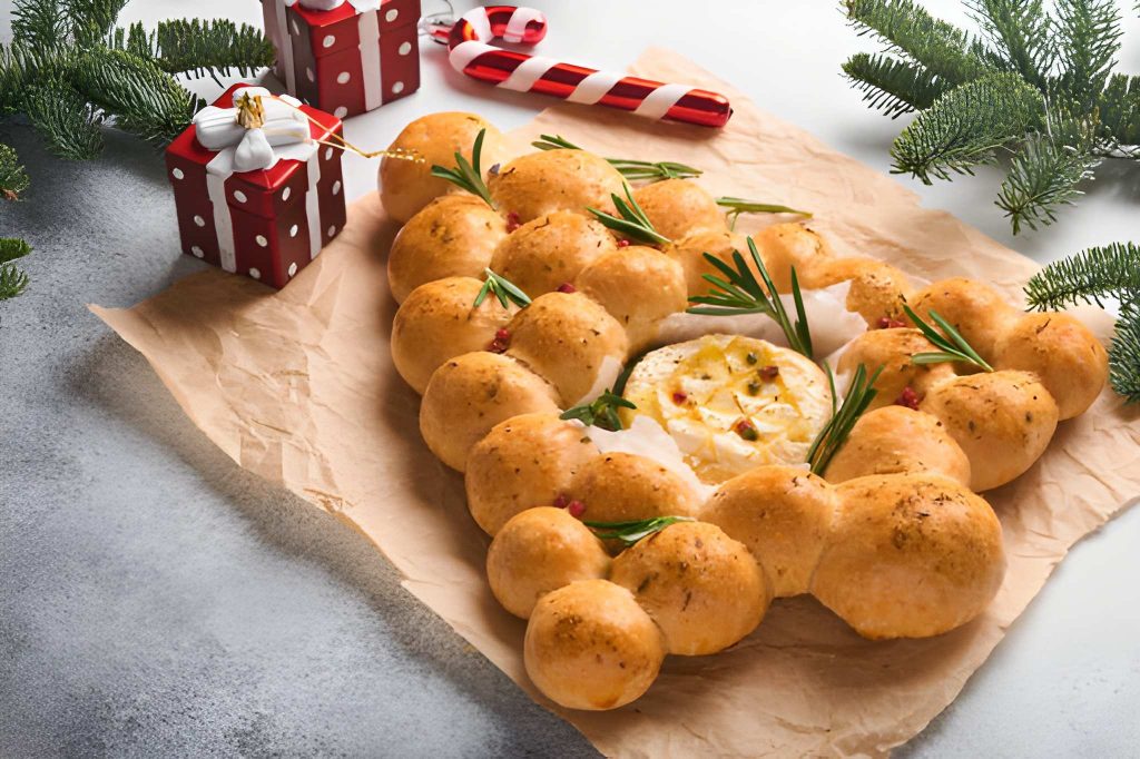 Christmas tree Camembert Recipe