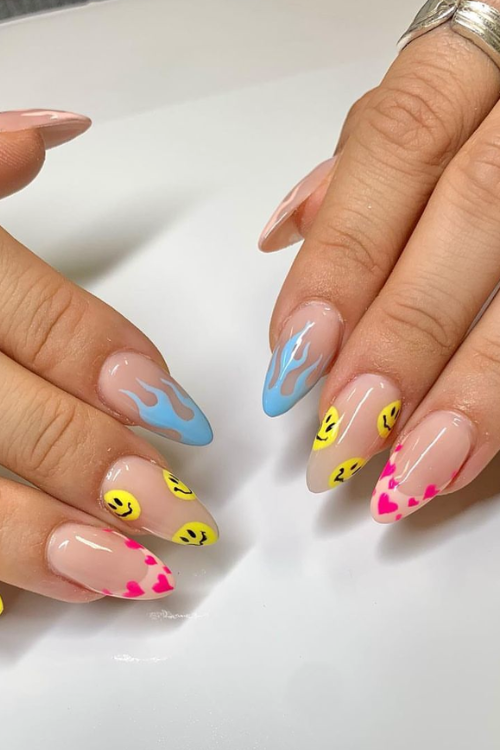 Feeling Happy? These 24 Smiley Face Nails Will Keep You in a Good Mood