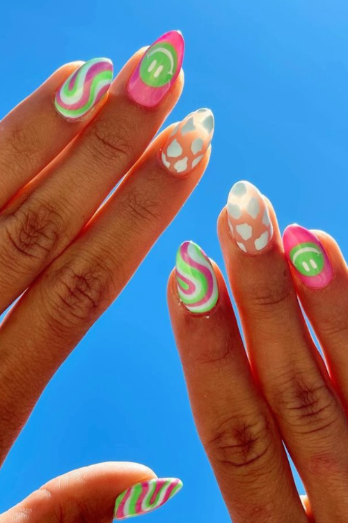 Feeling Happy? These 24 Smiley Face Nails Will Keep You in a Good Mood