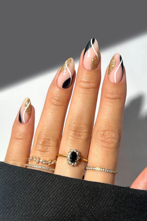 Glitter, Glam, and Midnight Magic: 36 New Years Nails Art to Make a Statement