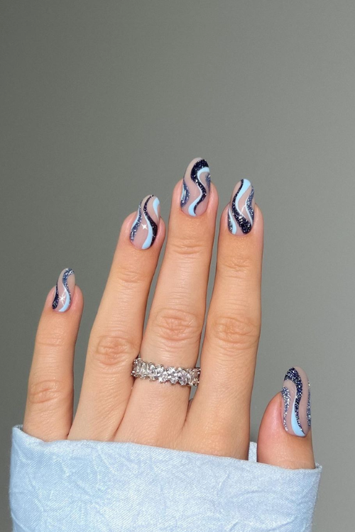 Glitter, Glam, and Midnight Magic: 36 New Years Nails Art to Make a Statement