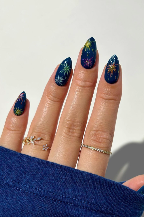 Glitter, Glam, and Midnight Magic: 36 New Years Nails Art to Make a Statement