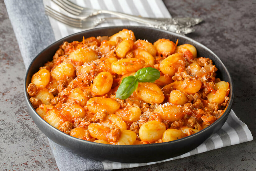 Gnocchi Bolognese Recipe