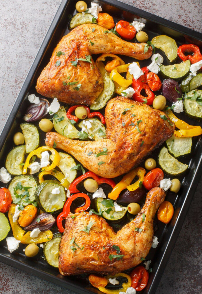 Greek Sheet Pan Chicken Recipe