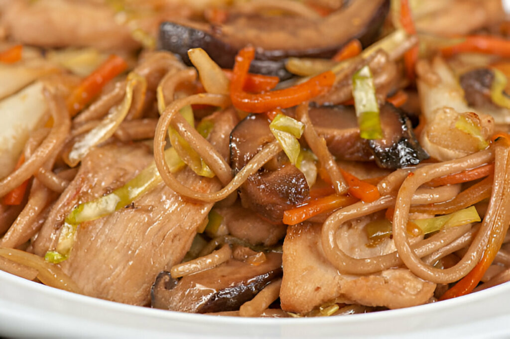 Mushroom Chow Mein Recipe