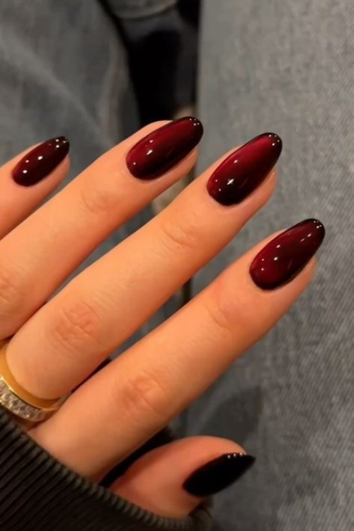 Not Your Basic Mani—These 29 Dark Nail Designs Eat Every Time