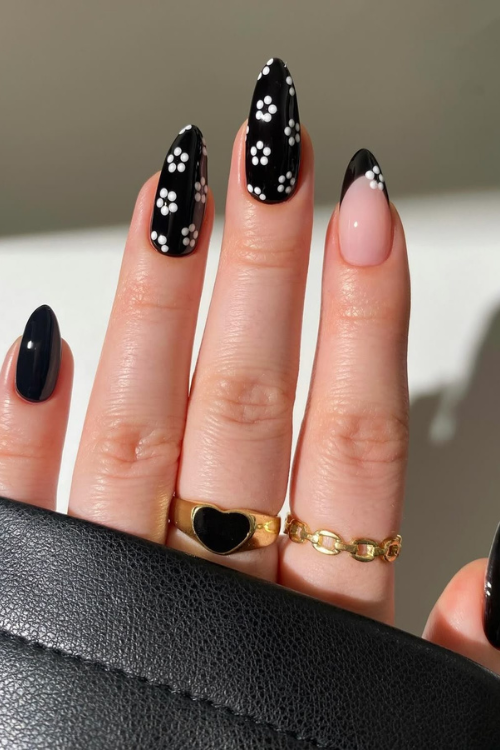 Not Your Basic Mani—These 29 Dark Nail Designs Eat Every Time