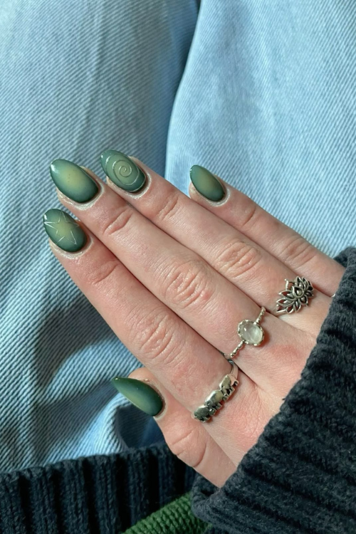 Not Your Basic Mani—These 29 Dark Nail Designs Eat Every Time