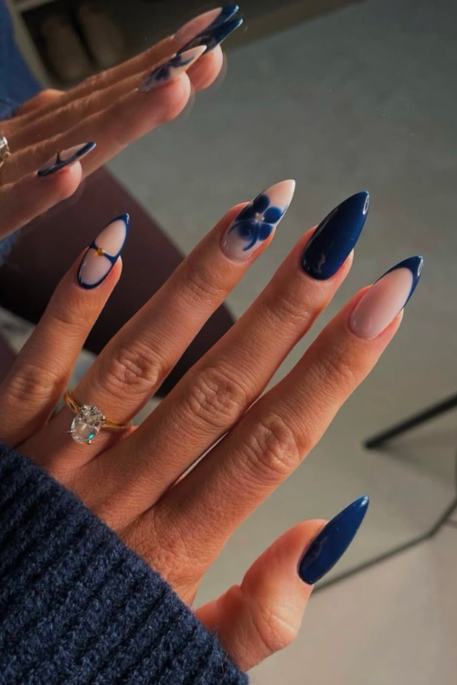 Not Your Basic Mani—These 29 Dark Nail Designs Eat Every Time