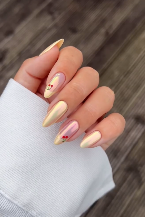Obsessed? Same. Here Are 29 Butter Yellow Nails You Need Right Now!