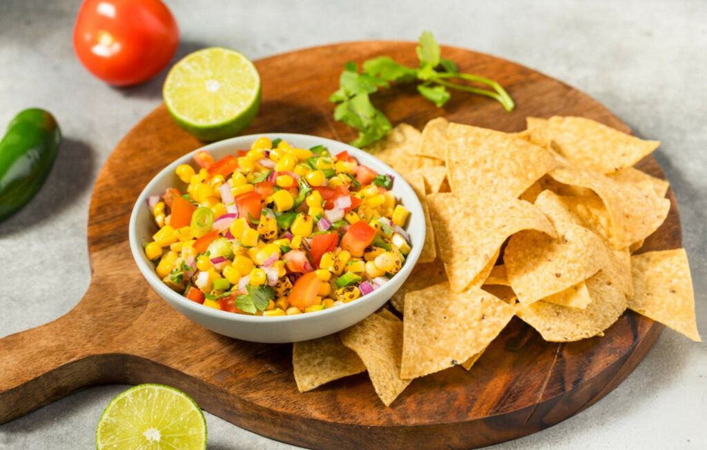 Pan-Grilled Corn Salsa Recipe