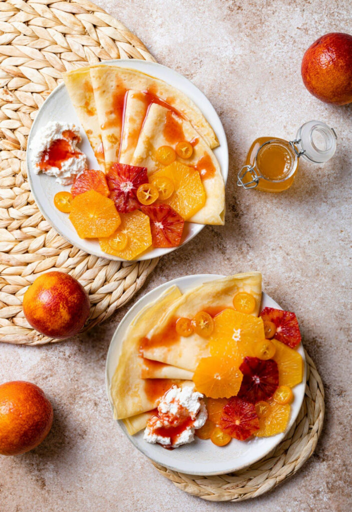 Ricotta and Orange Pancakes Recipe