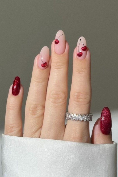 Sexy, Chic & a Little Mysterious—34 Dark Red Nails You’ll Not Stop Obsessing Over