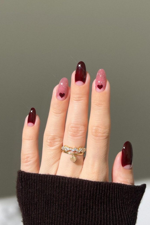 Sexy, Chic & a Little Mysterious—34 Dark Red Nails You’ll Not Stop Obsessing Over
