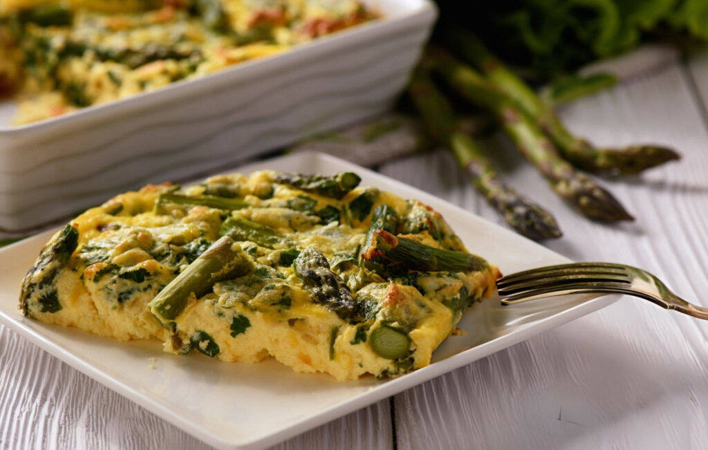 Sheet Pan Asparagus Frittata Recipe