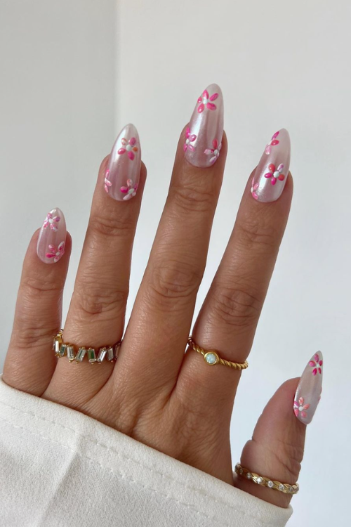 Sleek, Glossy, Irresistible – These Glazed Donut Nails Will Have You Dripping in Style