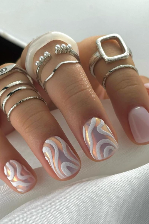 Sleek, Glossy, Irresistible – These Glazed Donut Nails Will Have You Dripping in Style