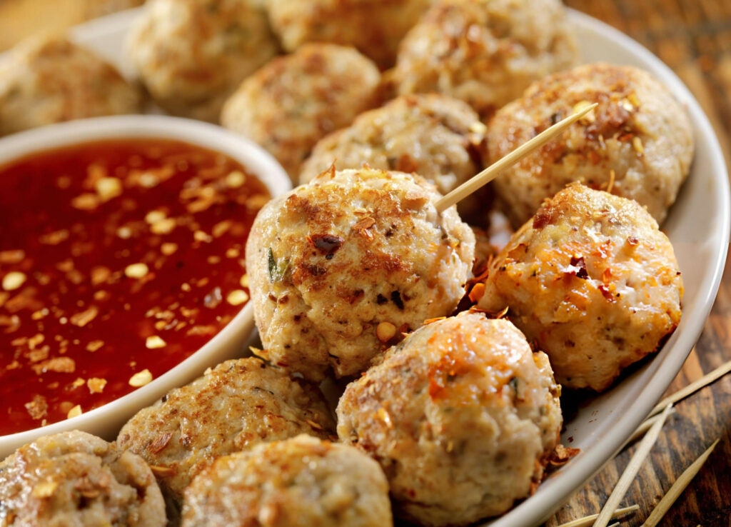 Spicy Chicken Meatballs Recipe