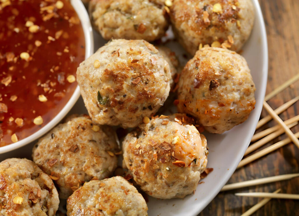 Spicy Chicken Meatballs Recipe