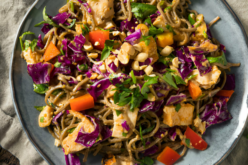 Spicy Peanut Soba Noodle Salad Recipe