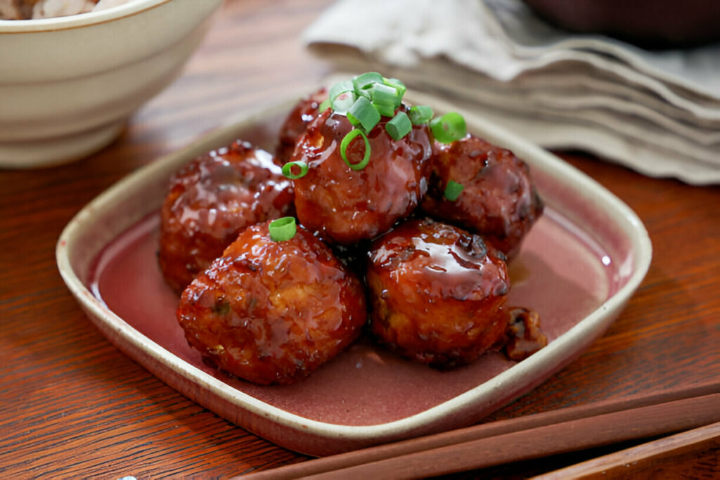 Sticky Honey Garlic Meatballs Recipe