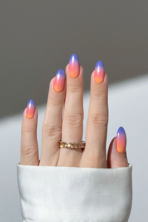 Sunset Nails Are the Moment—24 Designs That Are Just Too Pretty to Ignore