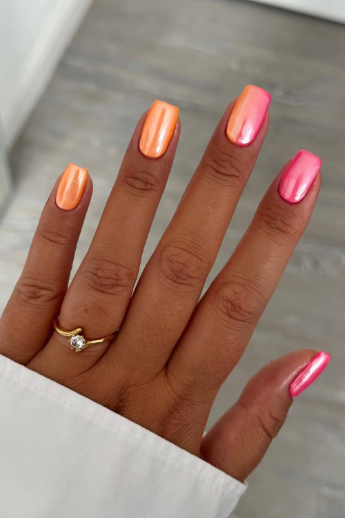 Sunset Nails Are the Moment—24 Designs That Are Just Too Pretty to Ignore