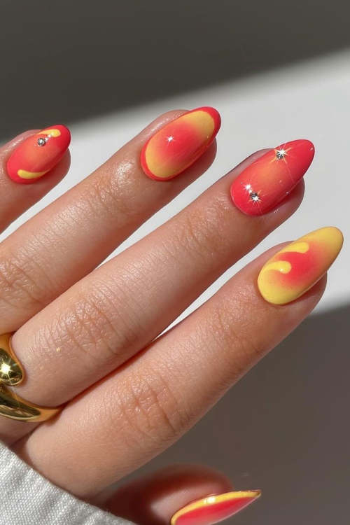 Sunset Nails Are the Moment—24 Designs That Are Just Too Pretty to Ignore