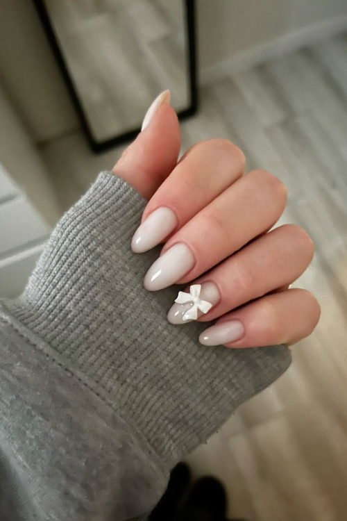 The It-Girl Manicure—27 Milky White Nails That Are Beyond Stunning