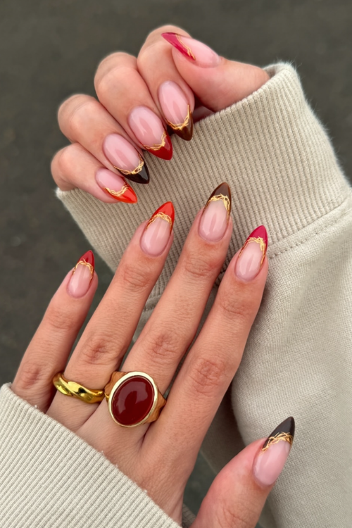 These 19 Cute Thanksgiving Nail Ideas Are Giving Pumpkin Spice & Everything Nice