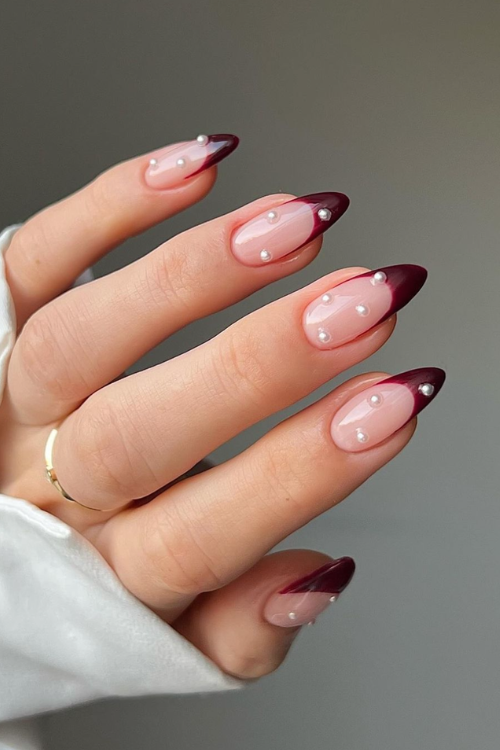 Vampy & Vibrant: 24 Burgundy Nail Designs to Bring All the Drama to Your Nails
