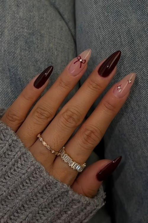 Vampy & Vibrant: 24 Burgundy Nail Designs to Bring All the Drama to Your Nails