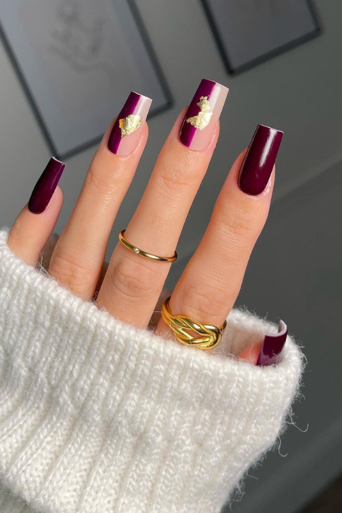 Vampy & Vibrant: 24 Burgundy Nail Designs to Bring All the Drama to Your Nails