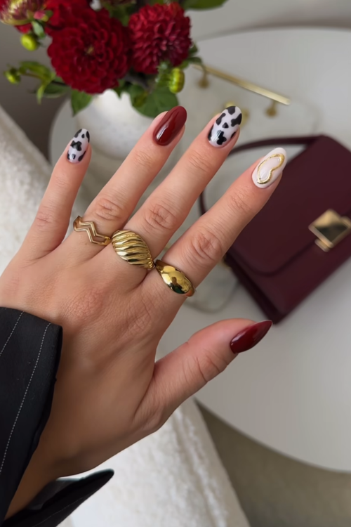 Vampy & Vibrant: 24 Burgundy Nail Designs to Bring All the Drama to Your Nails