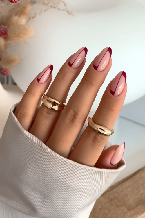 Vampy & Vibrant: 24 Burgundy Nail Designs to Bring All the Drama to Your Nails
