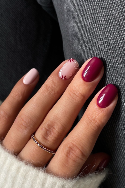 Vampy & Vibrant: 24 Burgundy Nail Designs to Bring All the Drama to Your Nails
