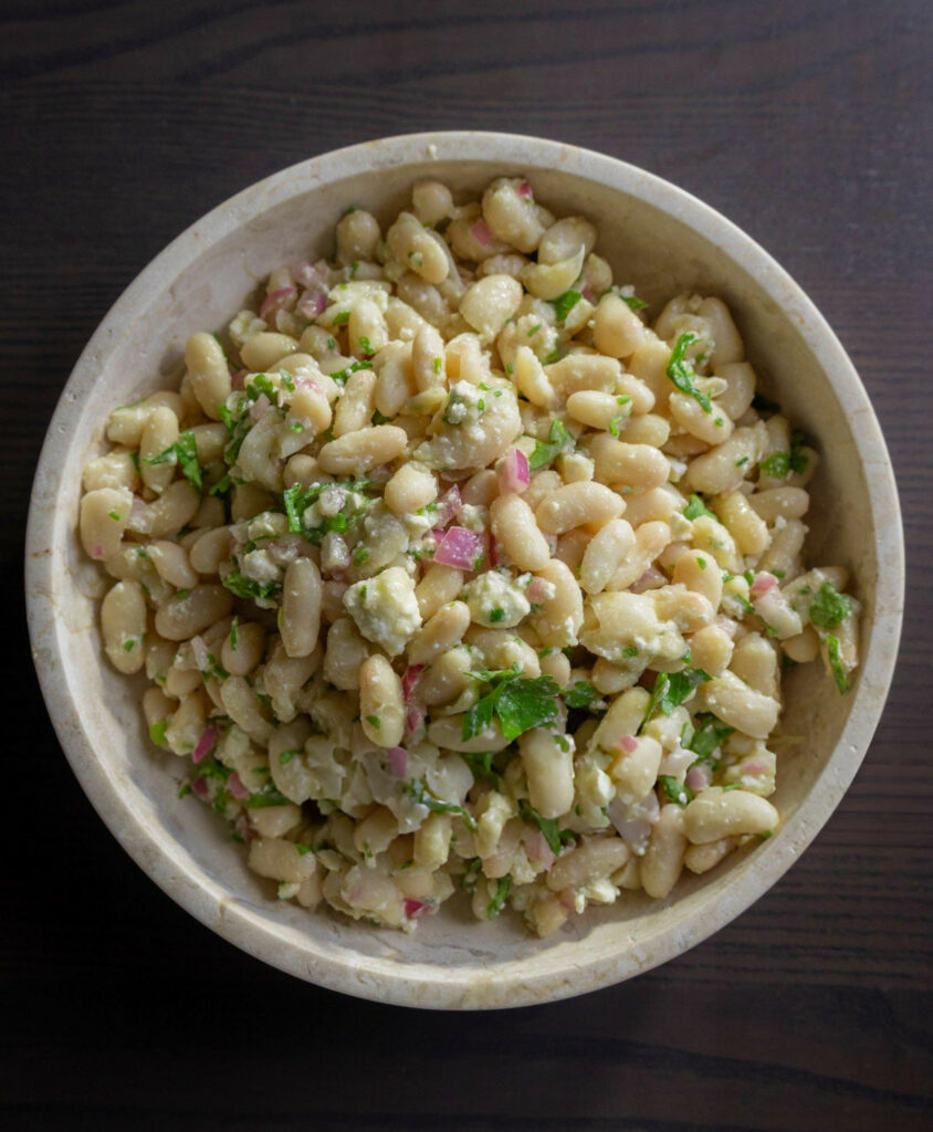 White Bean Salad with Feta Recipe
